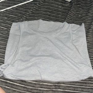 grey athletic tank top